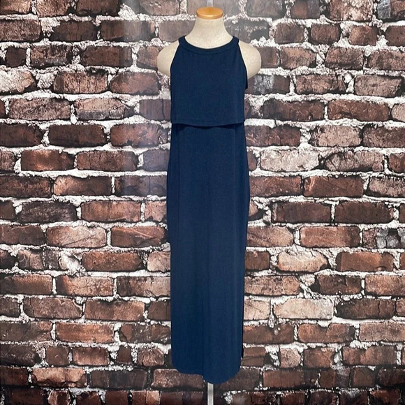 Sweaty Betty Holistic Max Layered Jersey Dress Navy Blue Size Small S - Picture 11 of 16